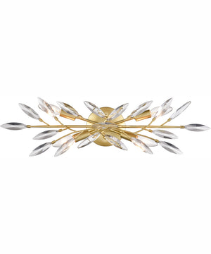 Flora Grace 25.5'' Wide 4-Light Vanity-Light - Champagne Gold