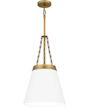 Quoizel Piccolo Pendant 1-light Mini Pendant Aged Brass