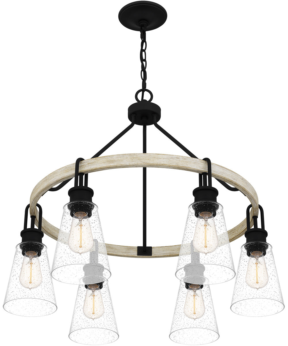 Kingsbridge 6-light Chandelier Earth Black