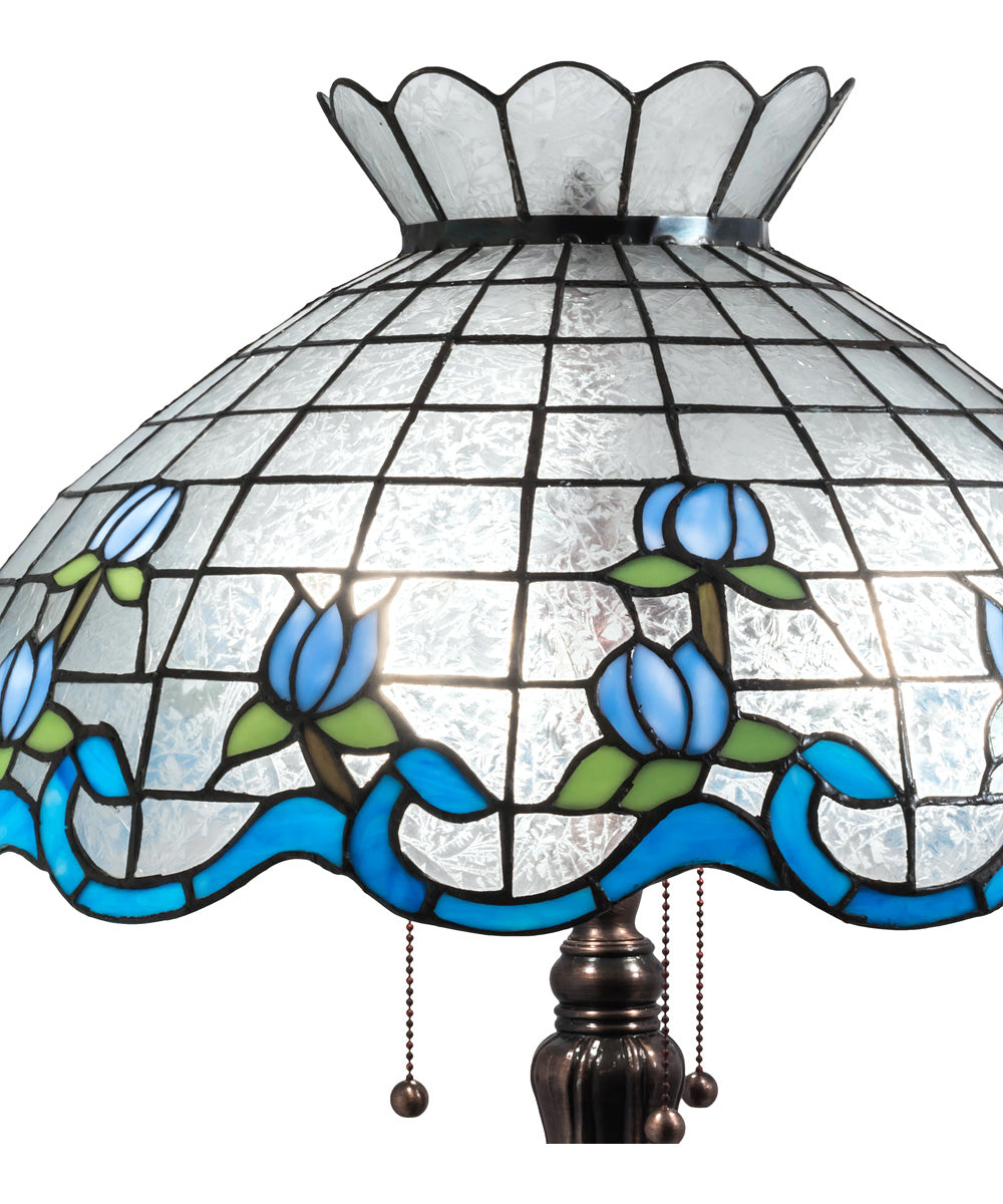 31" High Roseborder Table Lamp