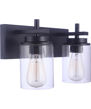 Reeves 2-Light Vanity Flat Black