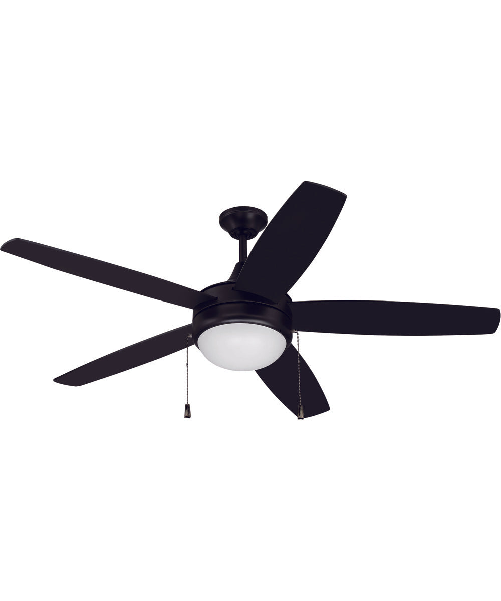 52" Phaze 5 Blade 2-Light Ceiling Fan Flat Black