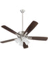 52" Ovation 4-light LED Ceiling Fan Satin Nickel