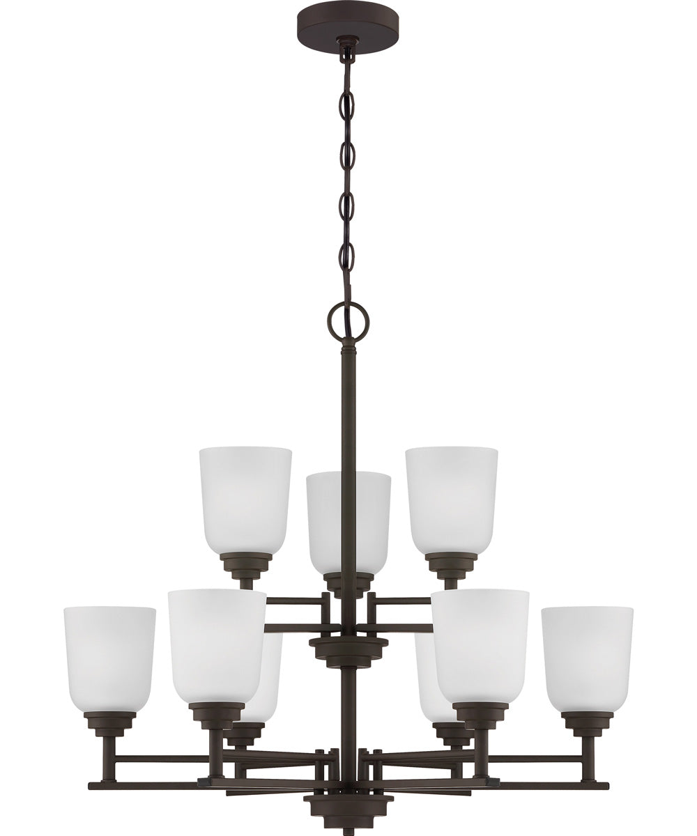 Foley 9-light Chandelier Old Bronze
