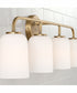 Lawson 4-Light Vanity Aged Brass