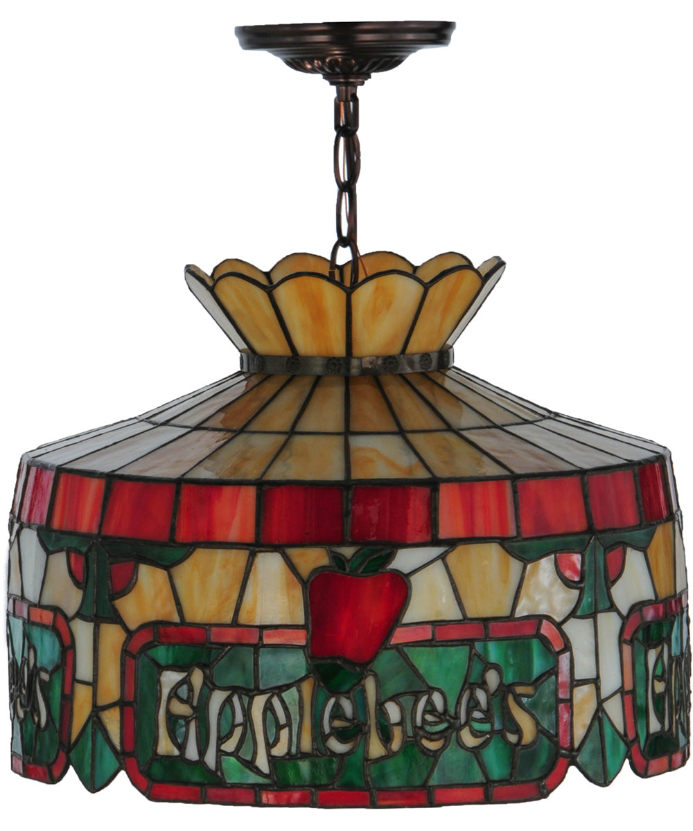 16"W Personalized Applebee's Pendant