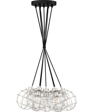 Navigator 7-light Pendant Earth Black