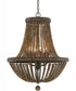 Handley 6-Light Chandelier Tobacco