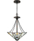 Maybeck 3-light Pendant Valiant Bronze