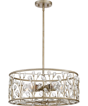 Meadow Lane 5-light Pendant Vintage Gold