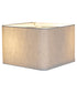 12x12x8 Rounded Corner Premiere Hardback Shallow Square Drum Lampshade Textured Oatmeal