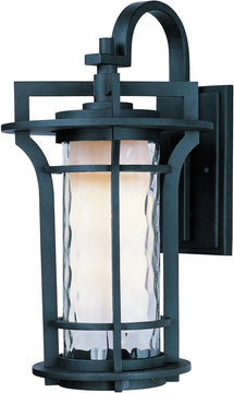 18"H Oakville LED 1-Light Outdoor Wall Lantern Black Oxide