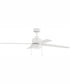 52" Terie 1-Light Ceiling Fan White