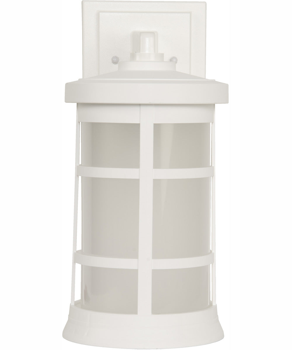 Resilience Lanterns 1-Light Outdoor Wall Lantern Matte White