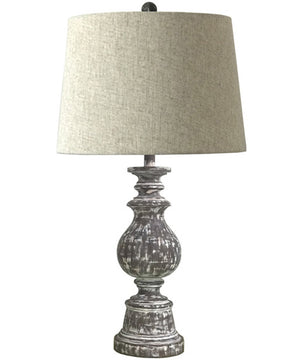 28"H Macawi Poly Table Lamp Set of 2 Antique Brown