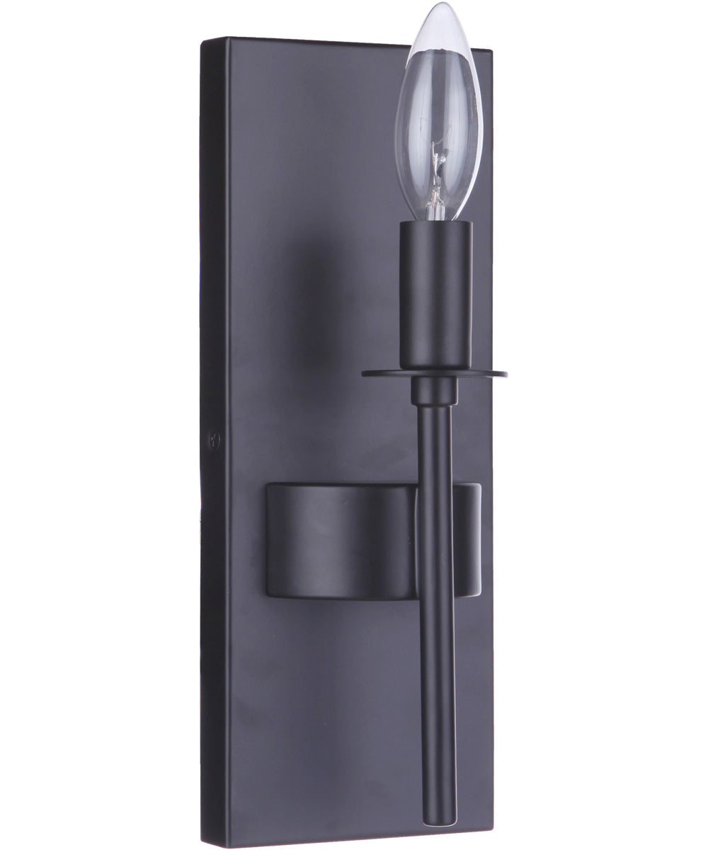 Larrson 1-Light Wall Sconce Flat Black
