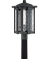 Everglade Large 1-light Outdoor Post Light Earth Black