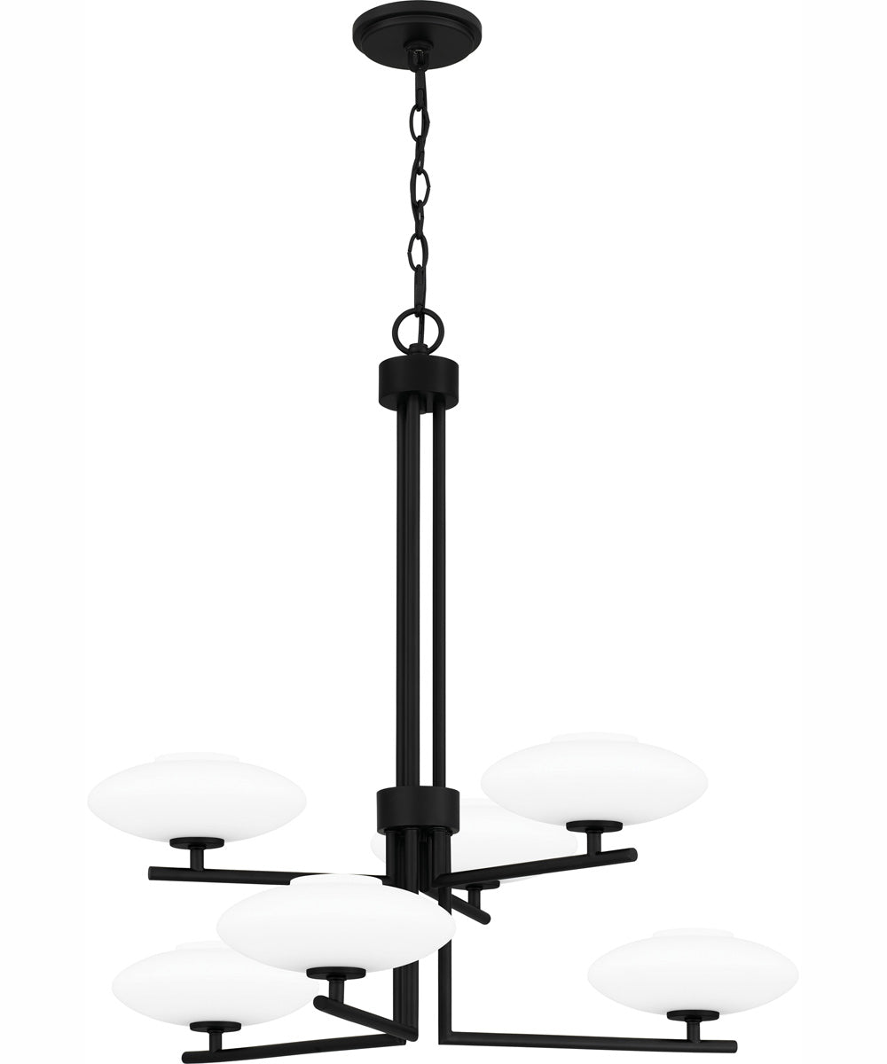 Quoizel Chandelier 6-light Chandelier Matte Black