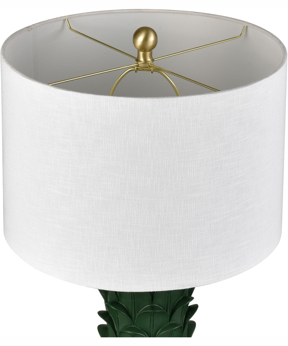Beckwith 27'' High 1-Light Table Lamp - Dark Green