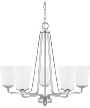 Braylon 5-Light Chandelier In Brushed Nickel
