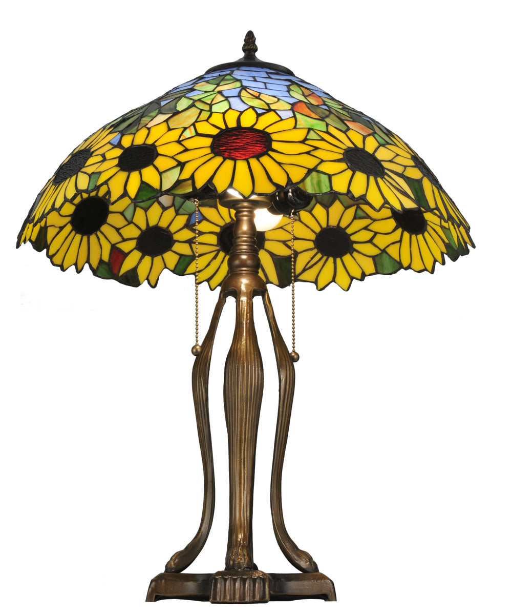 24"H Wild Sunflower Table Lamp