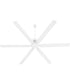 80" Zeus Patio Ceiling Fan Studio White