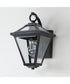 Prism 12 inch Outdoor Wall Sconce Black