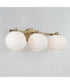 Ansley 3-Light Vanity Aged Brass