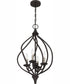 Dupont Large 4-light Pendant Old Bronze
