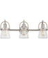Stafford Large 3-light Bath Light Brushed Nickel