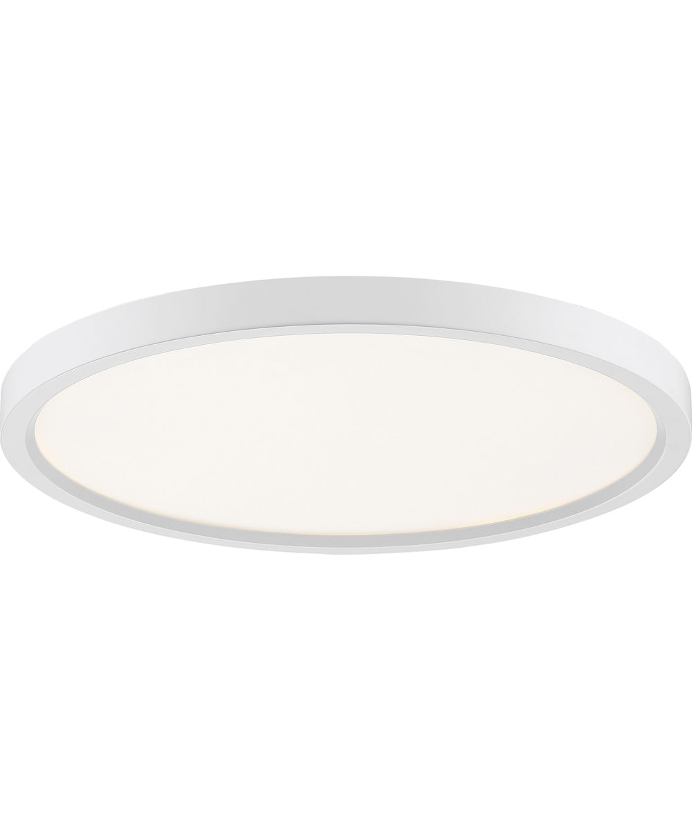 Outskirts  Flush Mount White Lustre