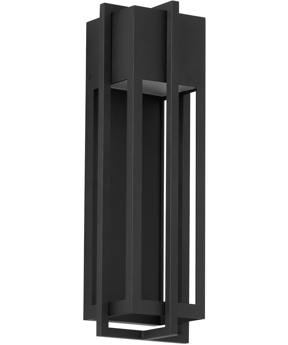 Al Fresco 1-light LED Wall Mount Light Fixture Textured Black