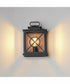 Yorktown VX 1-Light Outdoor Pocket Sconce Black/Aged Copper