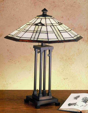 24"H Arrowheads  Tiffany Table Lamp