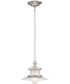 New England Small 1-light Mini Pendant Brushed Nickel