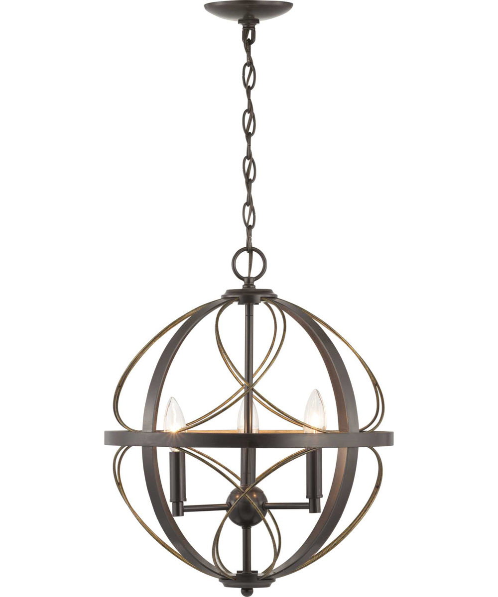 Brandywine 3-Light Pendant Antique Bronze