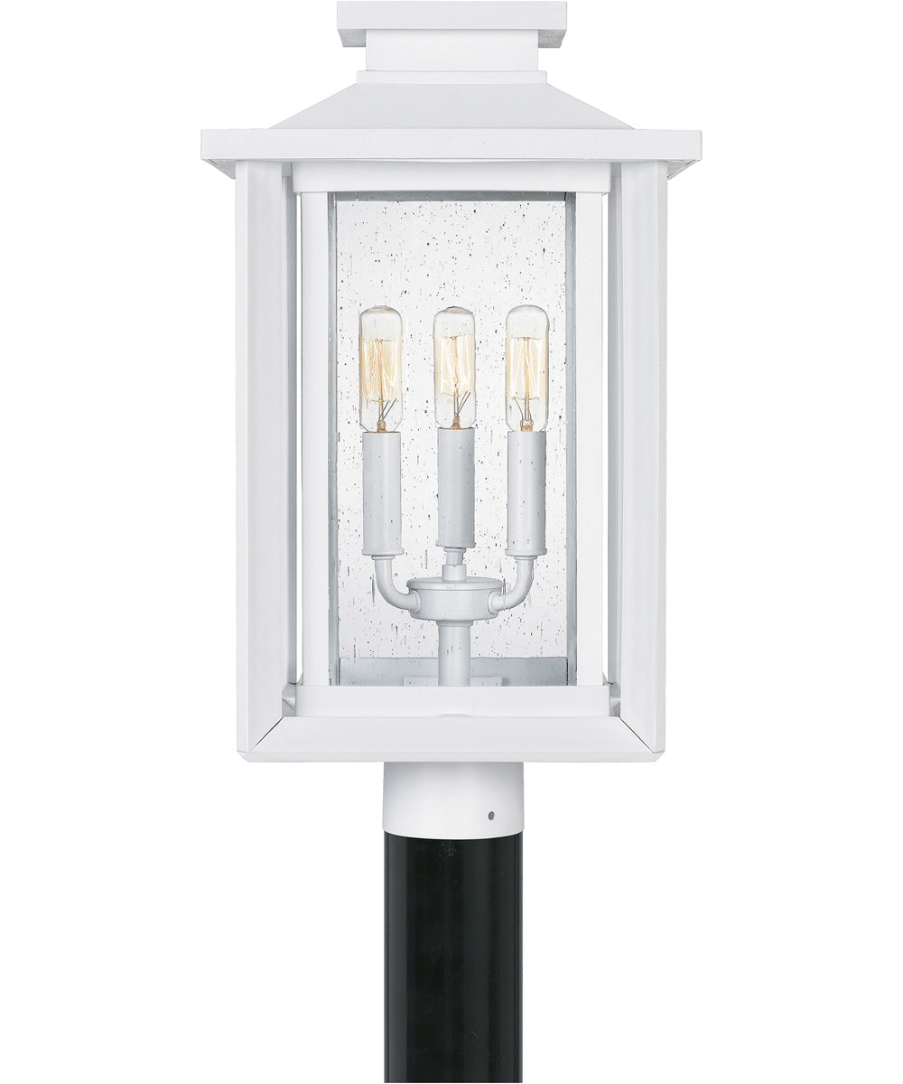 Wakefield 3-light Outdoor Post Light  Coastal Armour White Lustre