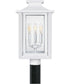 Wakefield 3-light Outdoor Post Light  Coastal Armour White Lustre