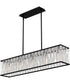 Celeste Medium 5-light Island Light Matte Black