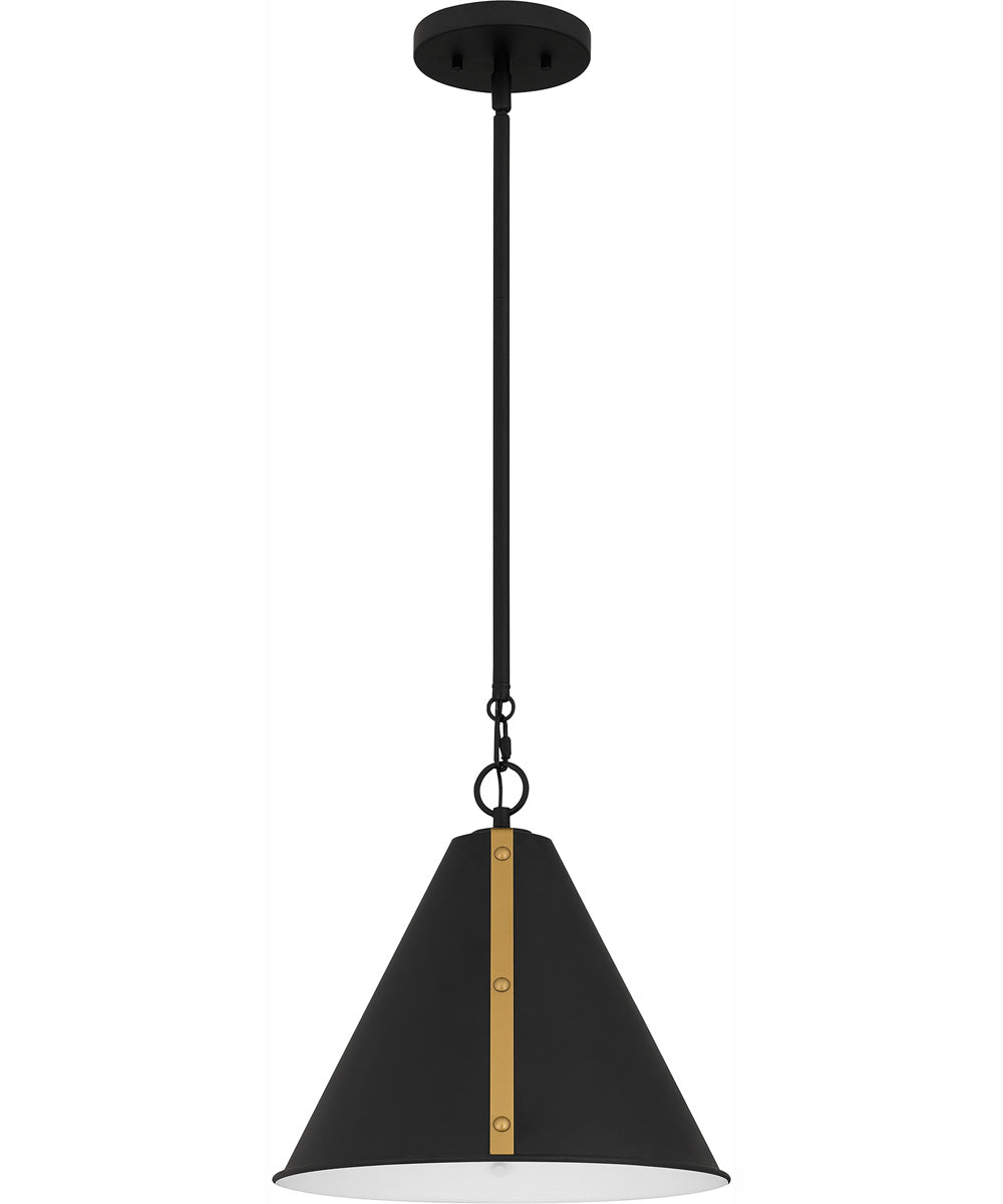 Quoizel Piccolo Pendant 1-light Mini Pendant Matte Black