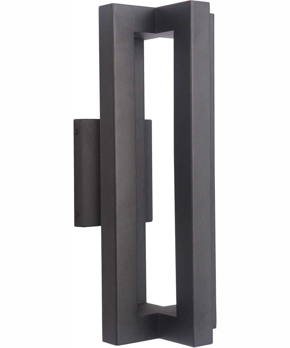 Kai 3-Light Outdoor Wall Lantern Matte Black