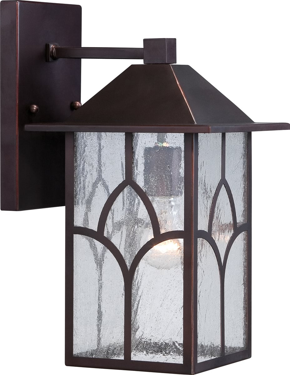 15"H Stanton 1-Light Outdoor Claret Bronze