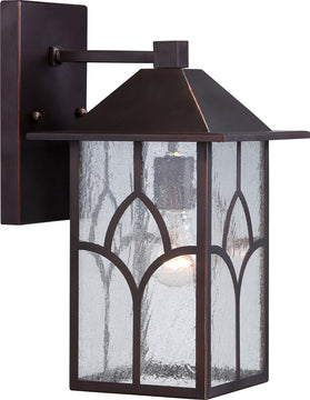 15"H Stanton 1-Light Outdoor Claret Bronze