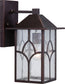 15"H Stanton 1-Light Outdoor Claret Bronze
