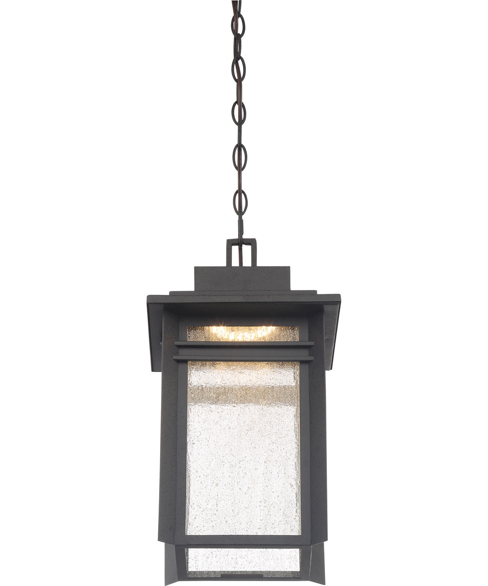 Beacon Large Outdoor Pendant Light Stone Black