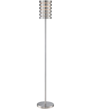 Tendrill II 1-Light Metal Floor Lamp Aluminum