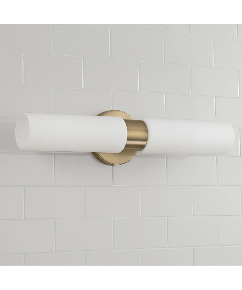 Theo 2-Light Sconce Aged Brass