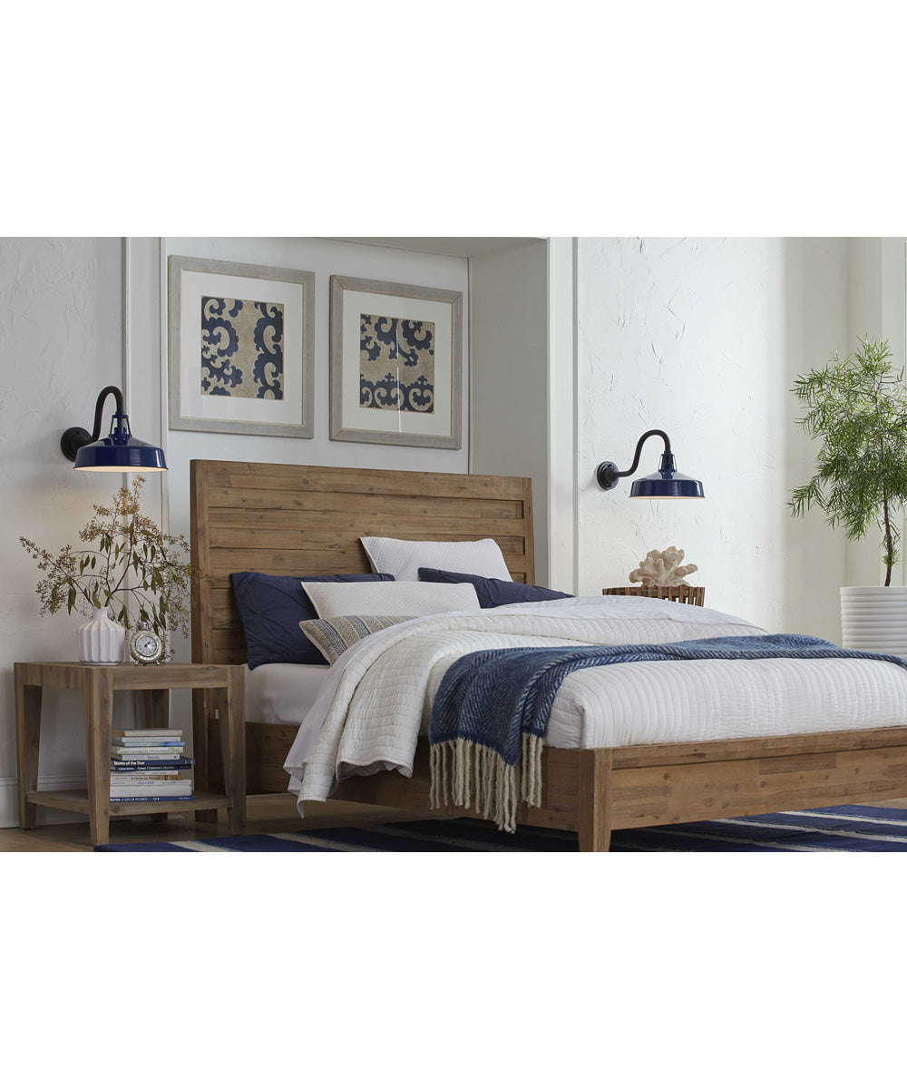 Cedar Springs 1-Light Extra Large Wall Lantern Navy