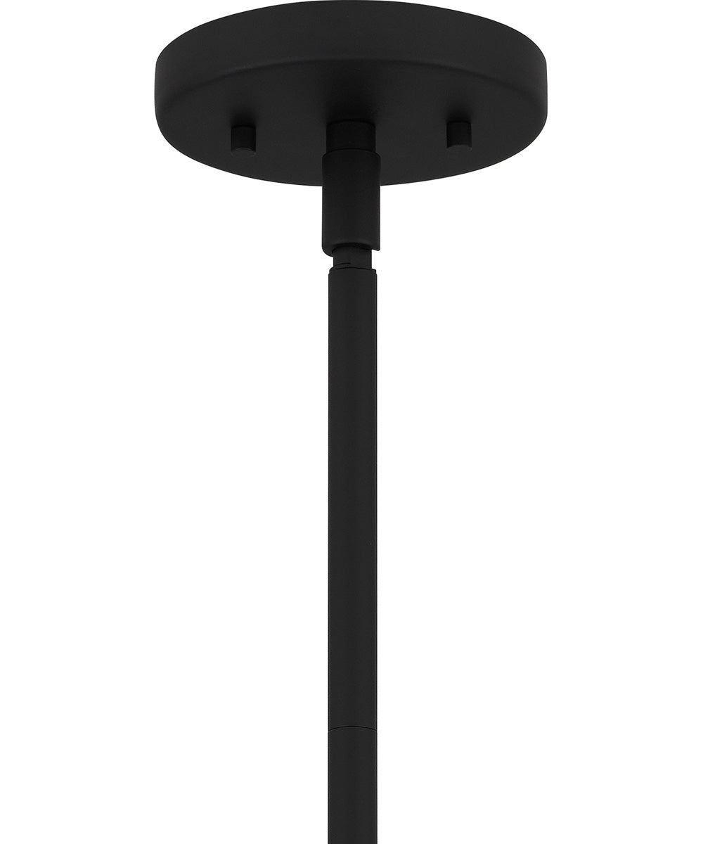 Lucy 5-light Chandelier Matte Black