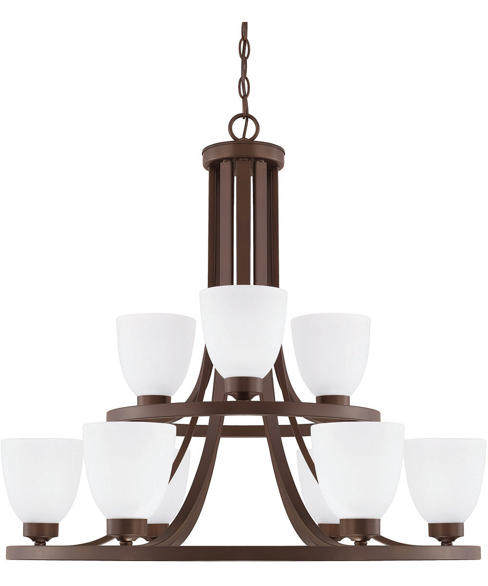 Jameson 9-Light Chandelier In Bronze